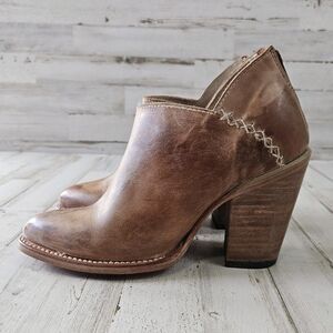 Freebird By Steven FB Steel Distressed Leather Cowgirl Western Boots Size 8